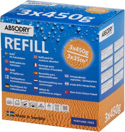 Absodry Classic Nachfüllpack 3x 450g