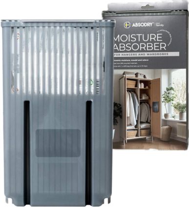 Preview: Absodry Duo Family Hanger, Luftentfeuchter für Schränke, 600g