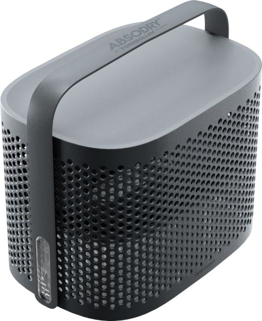 Perspektivische Ansicht des Absodry Raumentfeuchters Serie 12 dunkelgrau