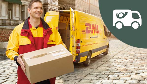 Lieferung mit DHL